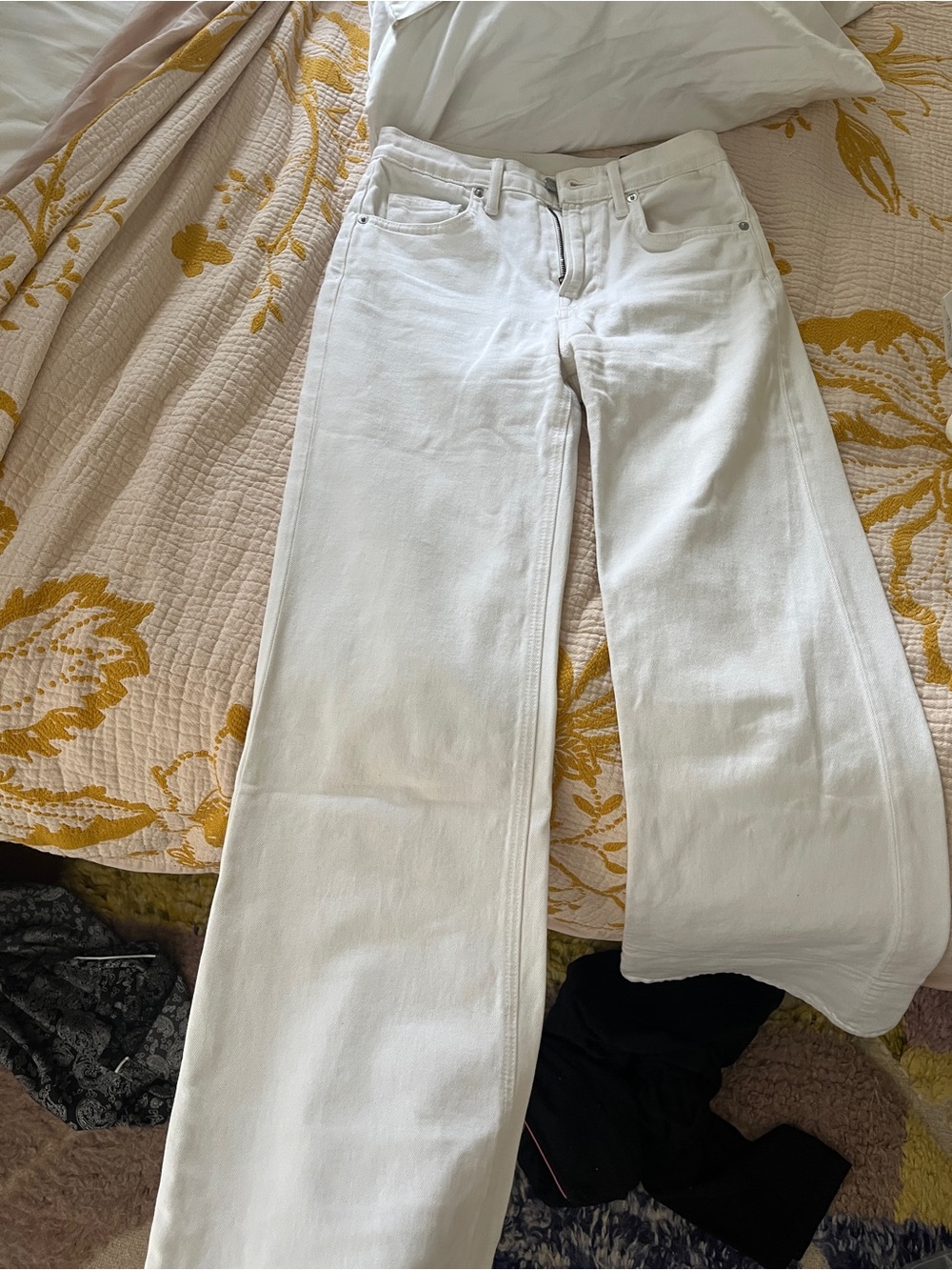 Vince White Wide-Leg Jeans